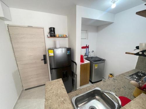 Kitchen, Apartamento con vista a Cartagena historica in Papayal