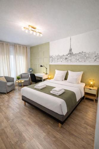 睡床, Elegance - 15 min Paris, Gare & CDG in 勒布爾熱