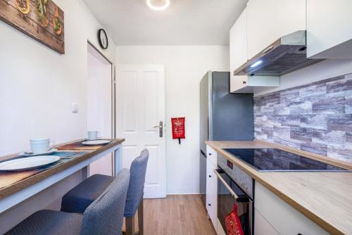 廚房, Ferienwohnung Schack in 霍伊斯多夫