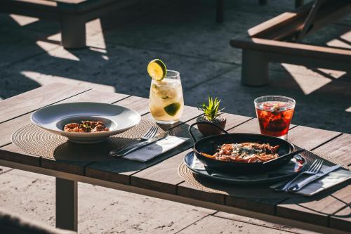레스토랑, HOTEL VILLE LA PLAGE & BEACH CLUB in 아제다 앤 아제지냐 비치스