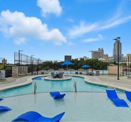 Exterior view, Midtown Atlanta High-Rise King Suite - Rooftop Pool - Free Parking - FIFA World Cup Ready in SoNo District