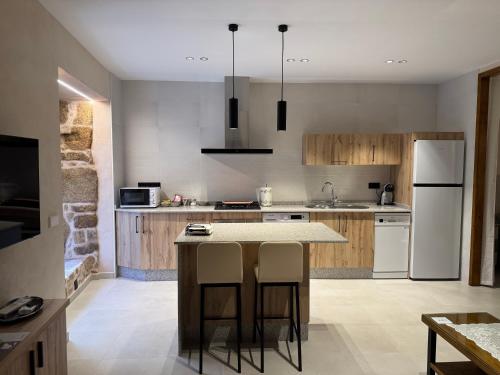 virtuve, Apartamento Rural La muralla in Santibáñez el Alto