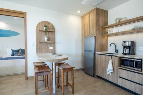 주방, Mono Luxe Villas in 타마린도