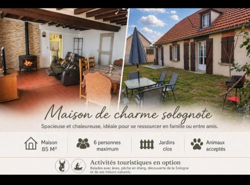Maison de charme solognote