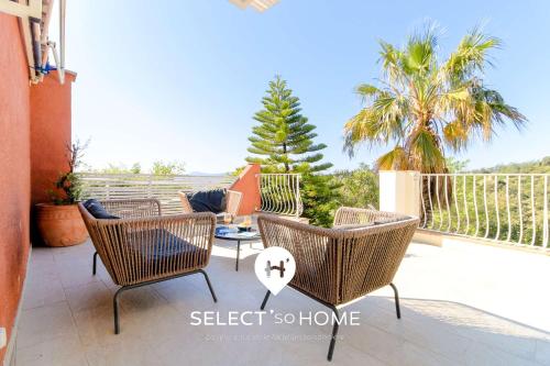 SELECT'soHOME - Duplex village, vue mer, vallons pour 6 personnes ! - LUMA