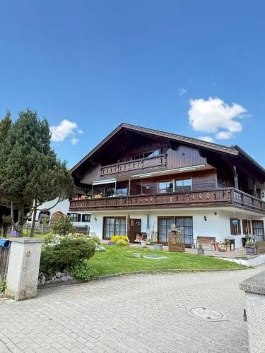 Bergblick in Farchant, Deutschland