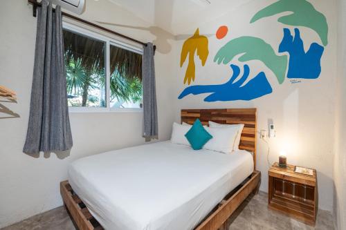 1 double bed