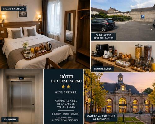 Le Clemenceau Hotel Centre ville Gare Sncf -Tramway - Artres