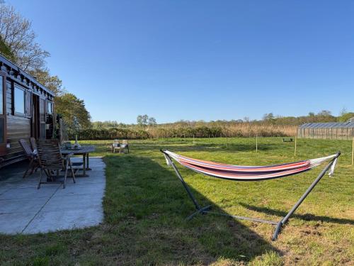 Unique NatureCabin, airco, good beds for 4 to 6p