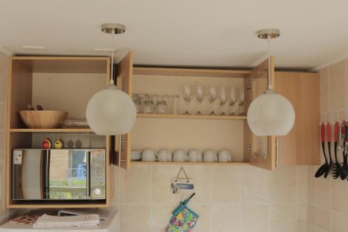 Kitchen, Cabanas Arenita in Zapallar