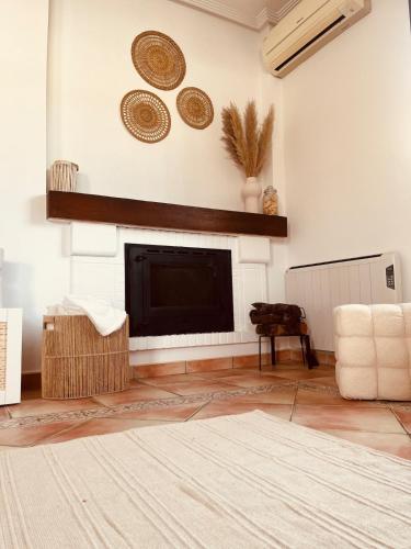 Közös társalgó / TV, Casa Amalia - Private Boho Villa mit Pool und Ruhe in Alicante in Hondon De Las Nieves