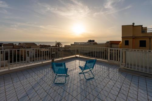 Balkons/terase, La Casa sopra il Mare in Cava D'Aliga