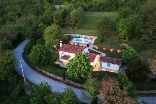 Viesnīcas āriene, Villa Rocco in Kozljak