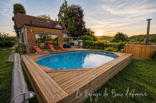 Le Refuge du Bois d'Amour gîte à louer Saint-Martin-la-Campagne