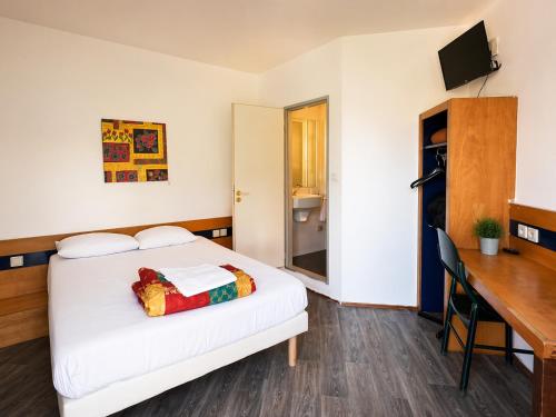 1 double bed