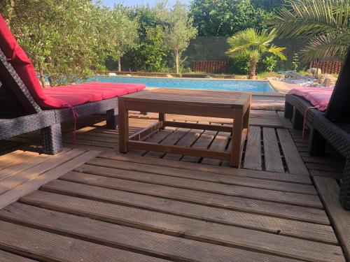 La Villa BOLERO AVEC PISCINE in Saint-Cyr-sur-Loire