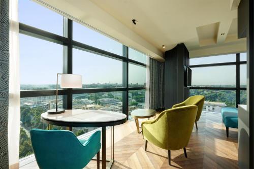 Double room, executive, corner, lounge access