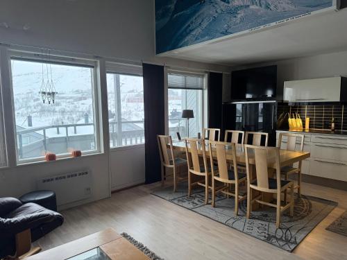 Konyha, RIBO Apartment Riksgransen in Riksgransen