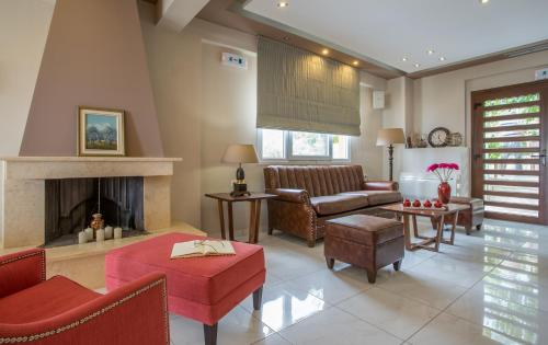 Lobby, Orizontas Residencies in Kastrosykia