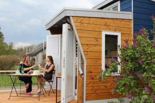 Balkons/terase, Tinyhouse Rhön-Saale (Tinyhouse Rhon-Saale) in Hollstadt