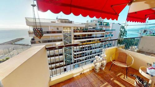 116SDM - Agréable 3P avec vue mer, proche centre - Location saisonnière - Menton