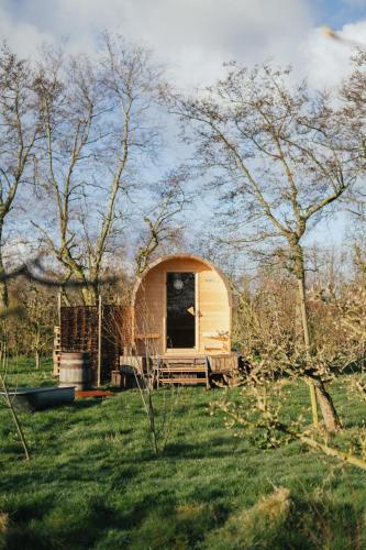 Sauna, Eco Farm Camping 'de Waeldernis' in Texel
