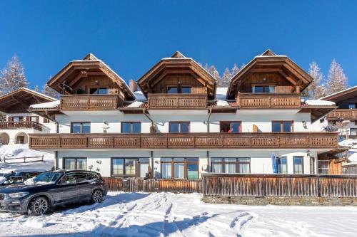A szálláshely kívülről, AlmLust in Hochrindl