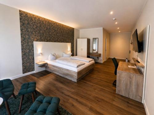 voodi, Stadthotel Dinklage, Self Check-in & Restaurant direkt am Hotel in Dinklage