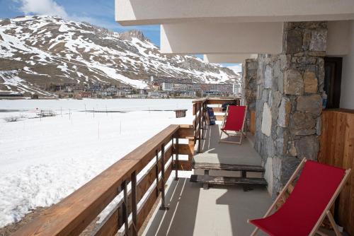 Appartement 4 etoiles Tignes vue lac et montagne, 8 pers Chalet Gypaetus in ティニュ