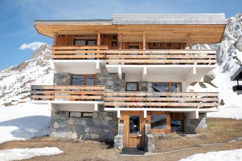 Appartement 4 etoiles Tignes vue lac et montagne, 8 pers Chalet Gypaetus in ティニュ