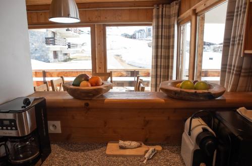 Appartement 4 etoiles Tignes vue lac et montagne, 8 pers Chalet Gypaetus in ティニュ