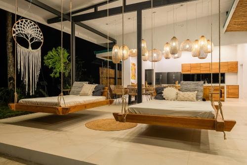 Peldbaseins, Pandanus Lodge & Retreats Bungalow Orchidee in Muelle San Carlos