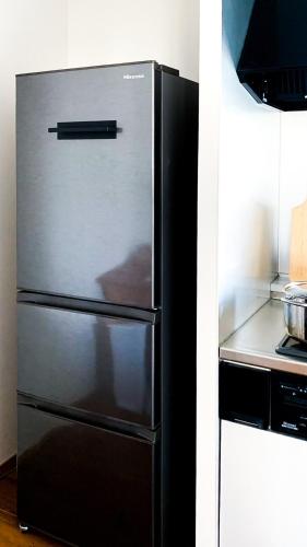 ห้องครัว, tigris lodge -Entire house with cafe, 10-minute drive from Rusutsu Resort in คิโมเบตสึ