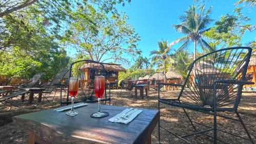 Restaurant, Paradise Beach Bacalar A Pie De Laguna in Bacalar