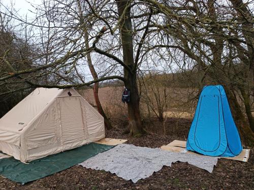 Rõdu/terrass, Baťův kanál Babice1 glamping (Batuv kanal Babice1 glamping) in Topolná