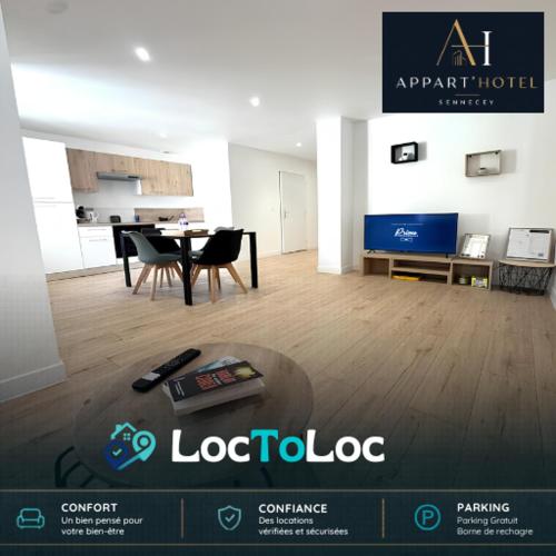 Appart'Hotel Sennecey - Free Parking - Plottes