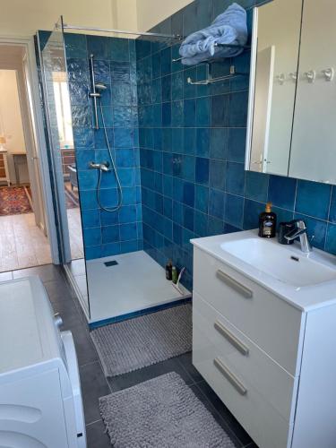 Bathroom, Residence Le Chateau - Parc Santa Lucia in Boulouris