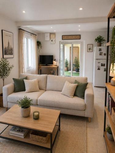 Charmante maison climatisée avec extérieur