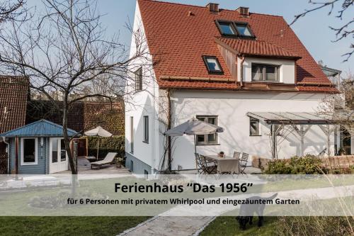 Ferienhaus Landshut- "Das 1956" mit eingezäuntem Garten & Whirlpool und Kamin in Landshut, Deutschland