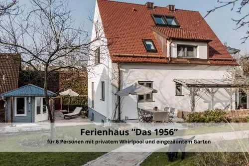 Ferienhaus Landshut- "Das 1956" mit eingezäuntem Garten & Whirlpool und Kamin in Landshut, Deutschland