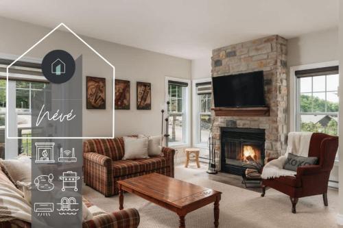 Neve Pool & beach in the heart of Mont-Blanc in Saint-Faustin-Lac-Carré (QC)