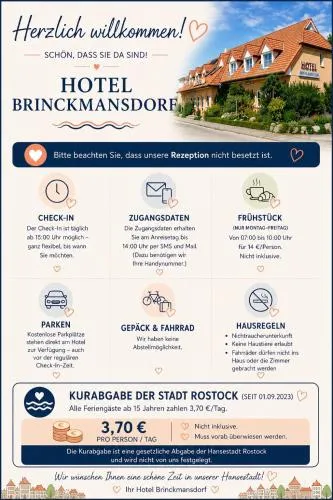 Hotel Brinckmansdorf in Rostock, Deutschland