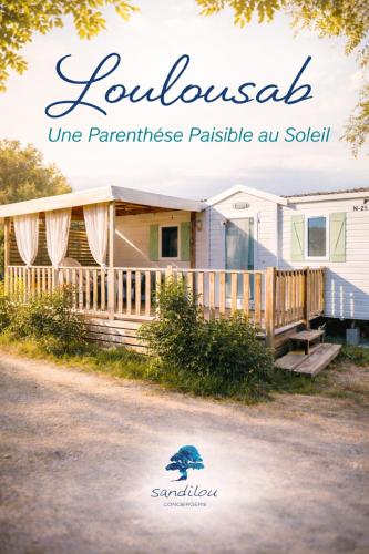 Mobilhome Loulousab10 Vacances cosy en famille chiens bienvenus