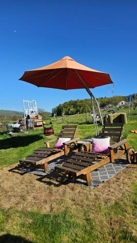 Beheizte Jurte Zelt Glamping Camping Winter Schluchtern Hessen Main-Kinzig in Schluchtern