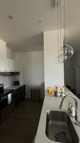 Luxury Minimalist 2bed and Private Terrace in Ahuntsic-Cartierville