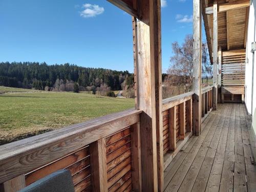 Erkély/terasz, Ferienwohnung Landliebe in Kirchberg im Wald