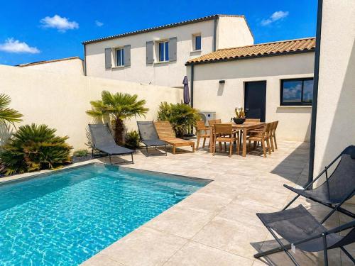 Viesnīcas āriene, ღ Elegancia - Maison Familiale Piscine & Parking in Dompierre-sur-Mer