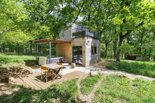 Viesnīcas āriene, Cabane Spa - Noyers - Proche Sarlat in Jayac ciems