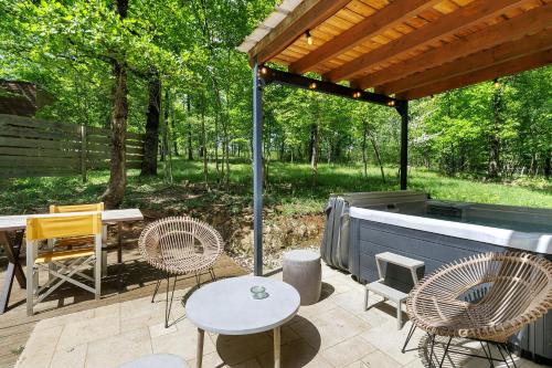Viesnīcas āriene, Cabane Spa - Noyers - Proche Sarlat in Jayac ciems