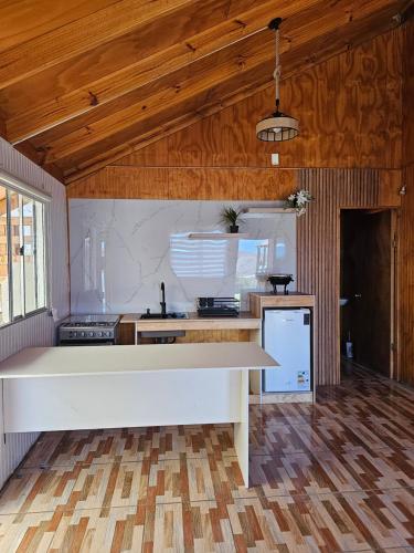 virtuve, Oasis del Norte - Cabaña con piscina privada opcional (Oasis del Norte - Cabana con piscina privada opcional) in Taltal